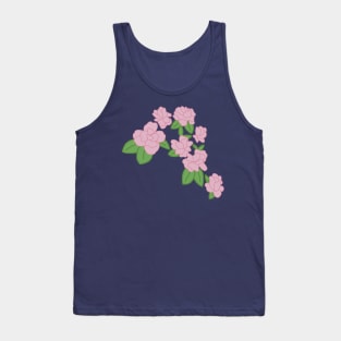 Pink Flowers Tank Top